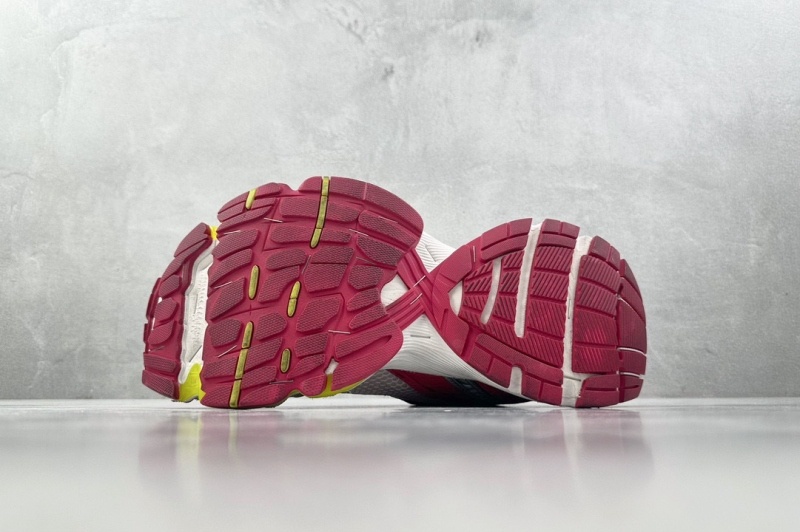 발렌시아가 스테이플러 스니커즈 화이트 핑크