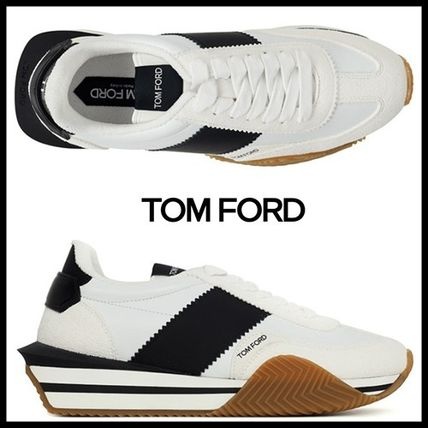 톰포드 제임스 레더 스웨이드 - 검흰