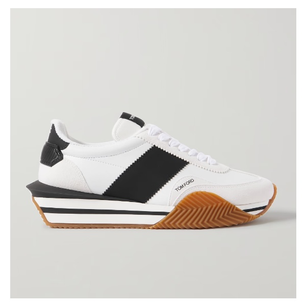 톰포드 제임스 레더 스웨이드 - 검흰