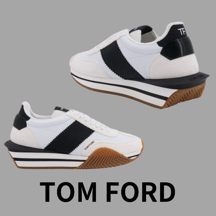 톰포드 제임스 레더 스웨이드 - 검흰