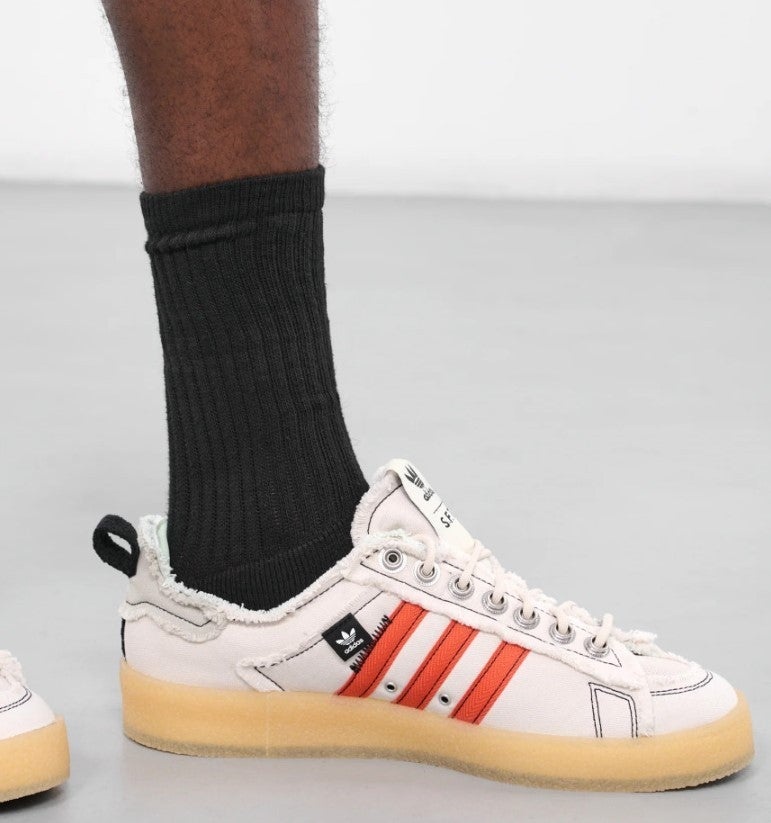 아디다스 x 송 포 더 뮤트 캠퍼스 80s 블리스 코어 스니커즈 블랙