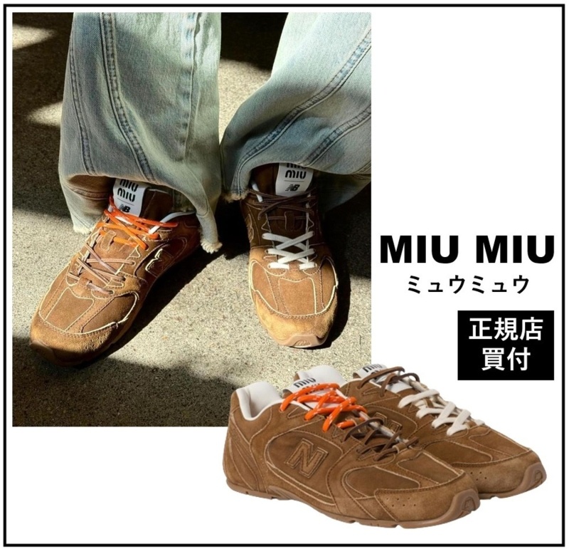 뉴발란스 x 미우미우 530 스웨이드 메쉬 스니커즈 (정품급) -3COLOR