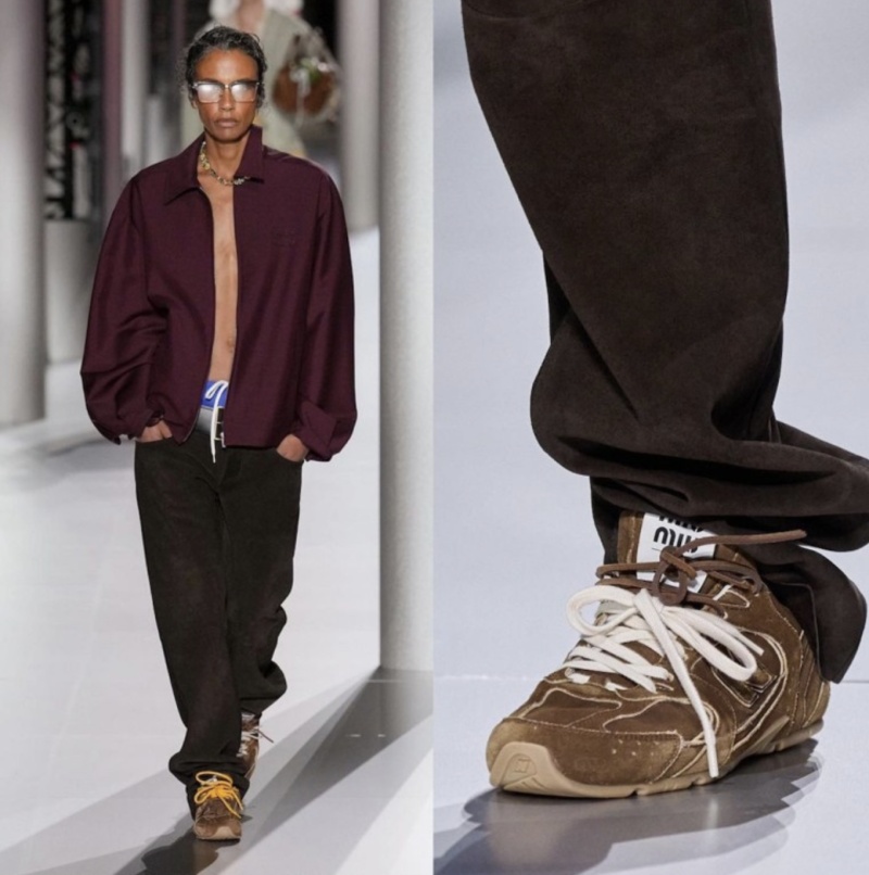 뉴발란스 x 미우미우 530 스웨이드 메쉬 스니커즈 (정품급) -3COLOR