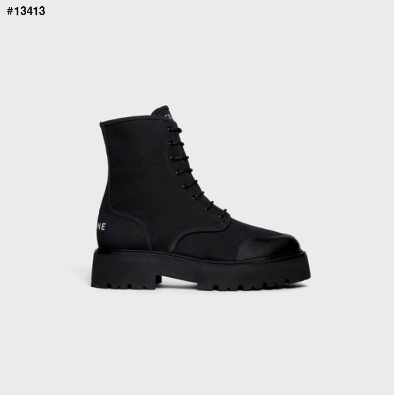 셀린느 여성 벌키 레이스업 부츠