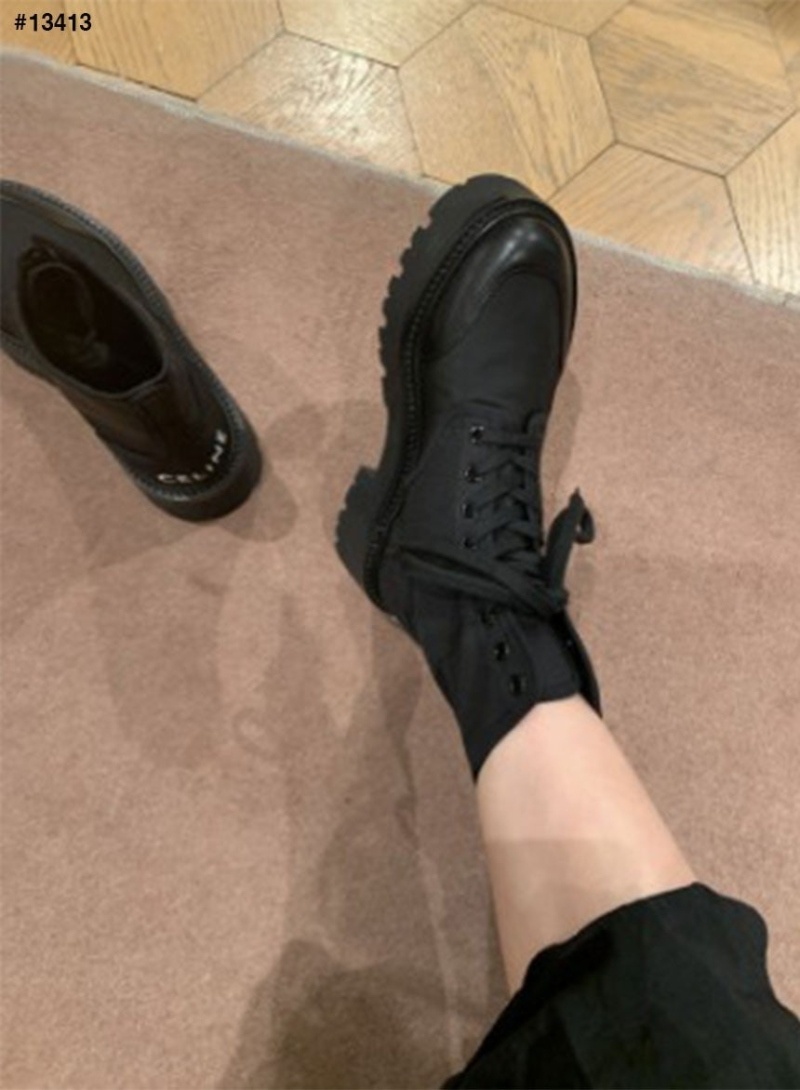 셀린느 여성 벌키 레이스업 부츠