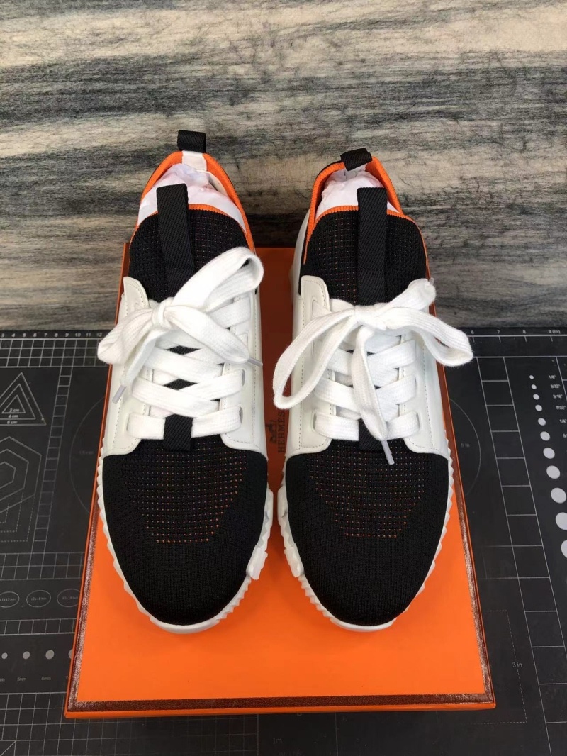 에르메스 디파트 스니커즈 니트 & 느와르 블랑