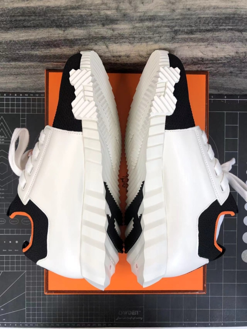 에르메스 디파트 스니커즈 니트 & 느와르 블랑