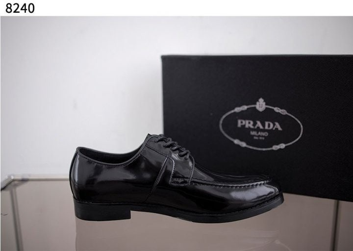 프라다 남성 로고 정장 구두