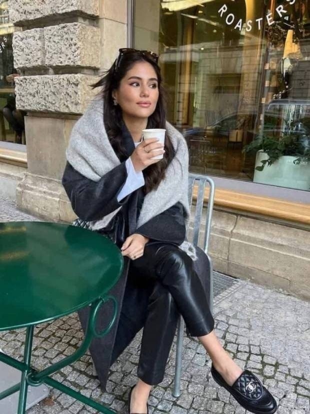 샤넬 블랙램 퀼티드 턴락 CC 로고 로퍼 (고급버전)