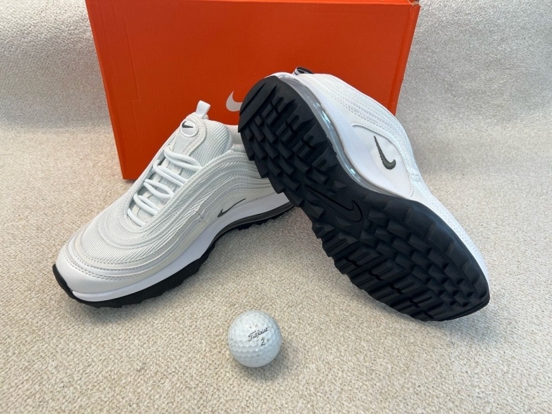 나이키 골프웨어 에어맥스 97 골프화 화이트