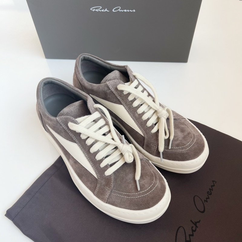 [Rick Owens] 릭 오웬스 스웨이드 빈티지 스니커즈 다크 더스트
