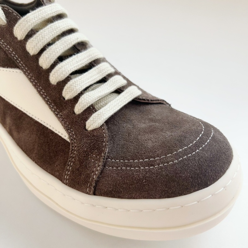 [Rick Owens] 릭 오웬스 스웨이드 빈티지 스니커즈 다크 더스트