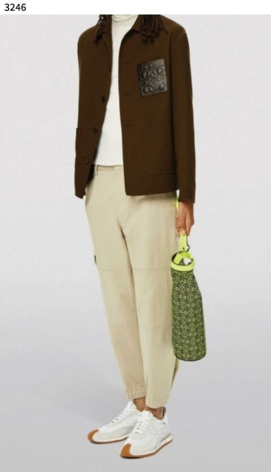 로에베 나일론 앤 스웨이드 플로우 러너 스니커즈