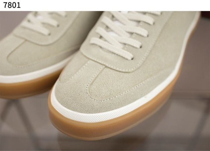 로로피아나 Tennis Walk 스웨이드 스니커즈