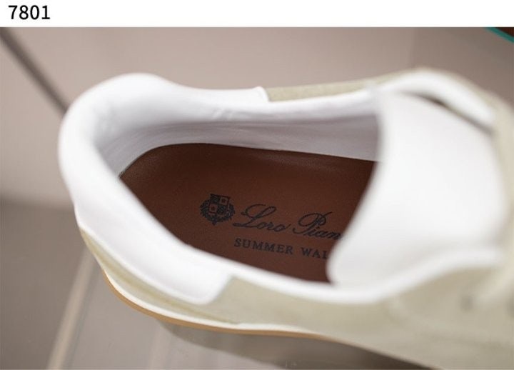 로로피아나 Tennis Walk 스웨이드 스니커즈