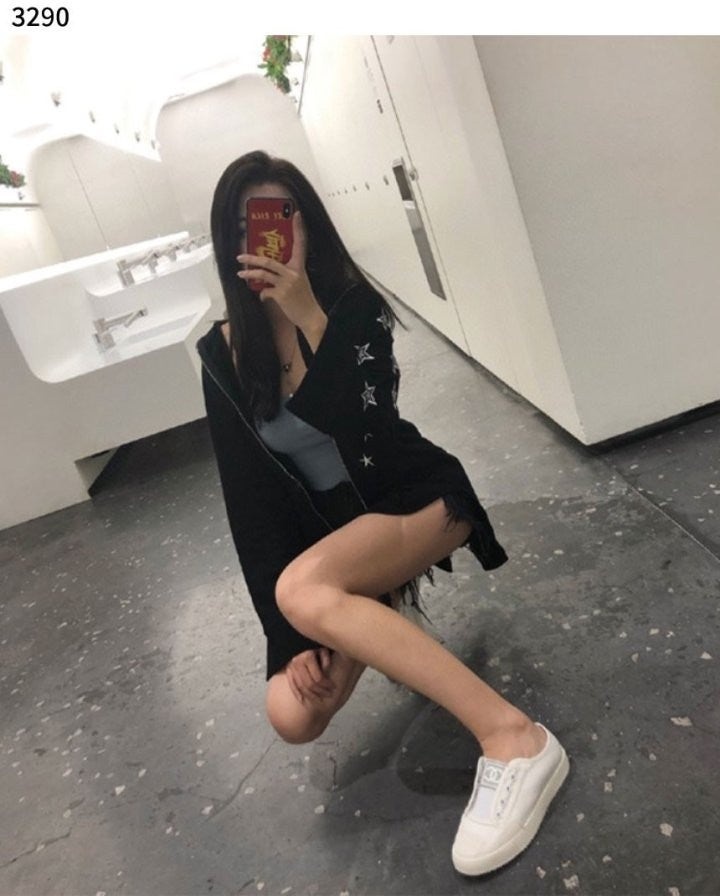 샤넬 로우탑 컨버스 스니커즈 - 화이트