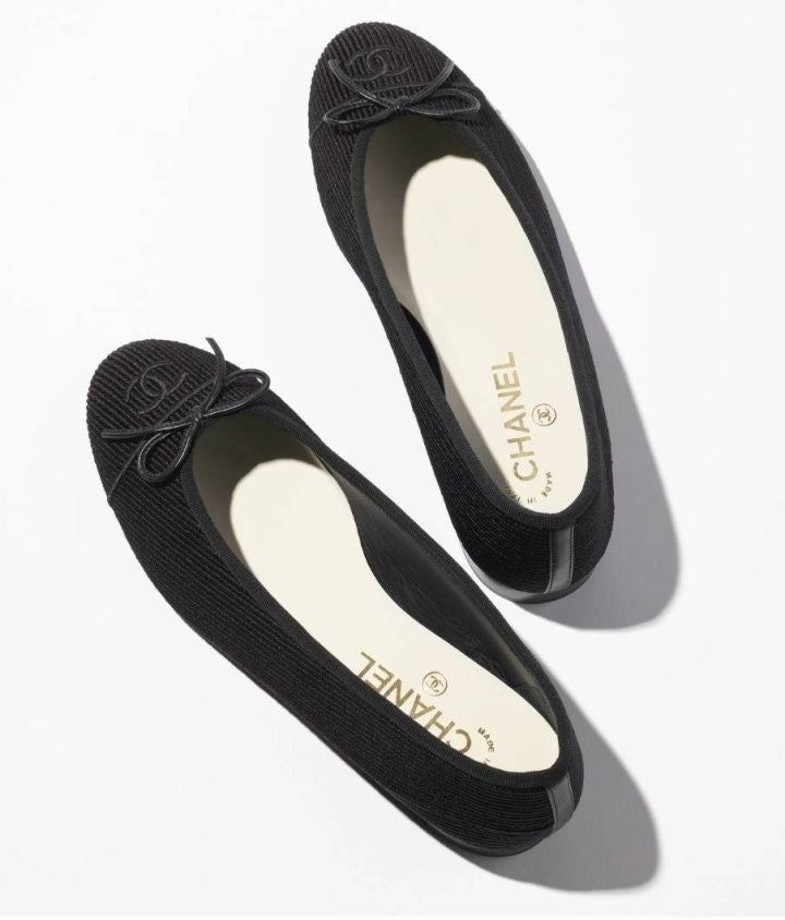 샤넬 24시즌 엠브로이더드 퍼블릭 플랫 슈즈 (고급버전)