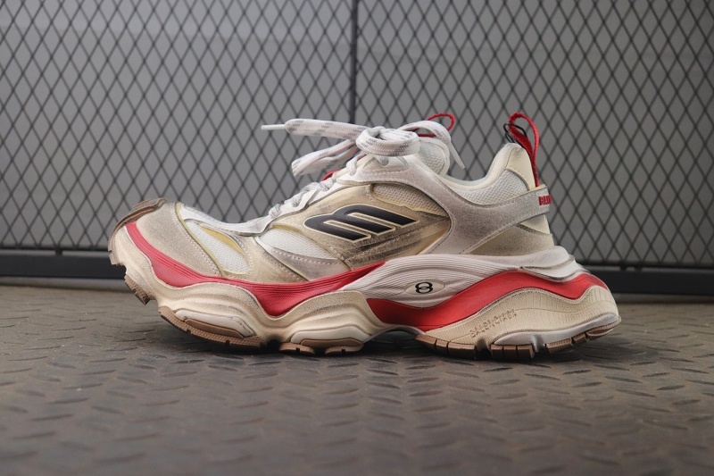 발렌시아가 카고 스니커즈 레드 -해외배송-