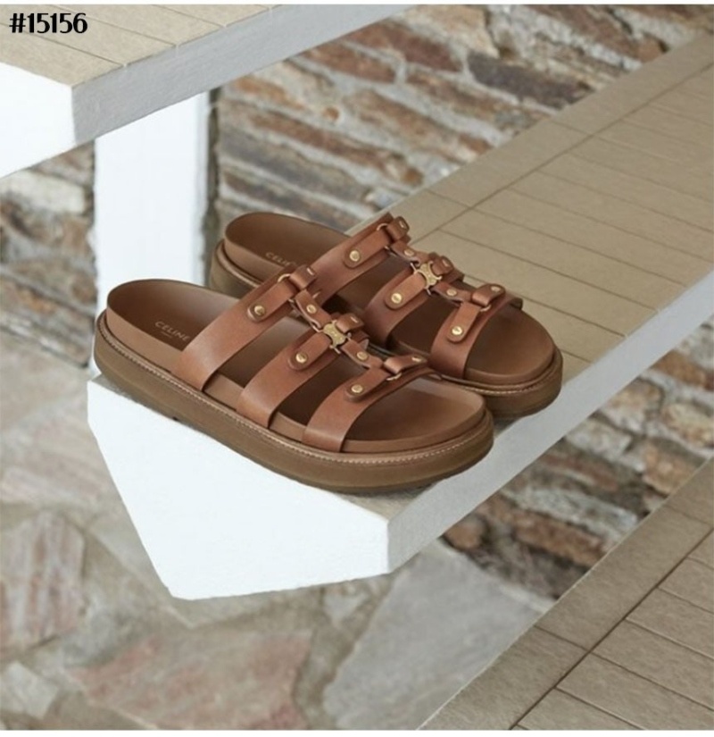 셀린느 티피 슬라이드 스트랩 샌들