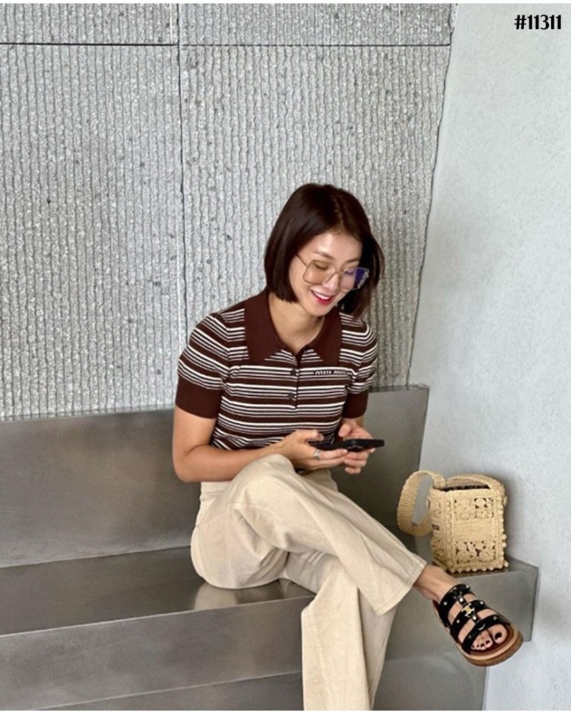 셀린느 티피 슬라이드 - 베제탈 태닝 카프스킨 탠 슬리퍼 샌들