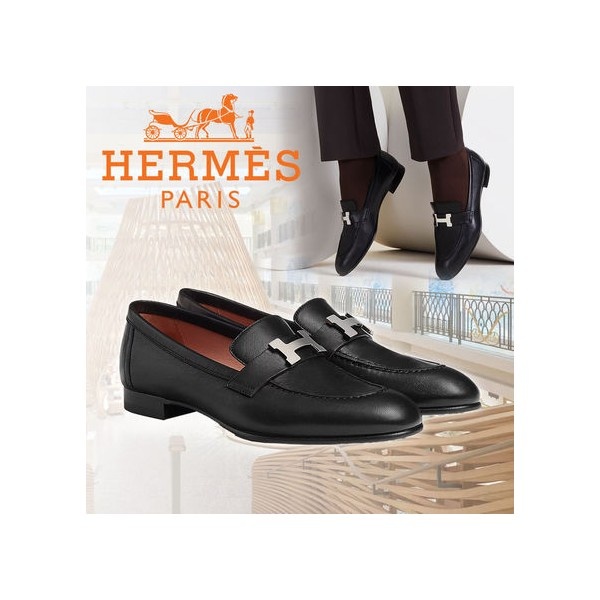 에르메스 소가죽 파리 로퍼