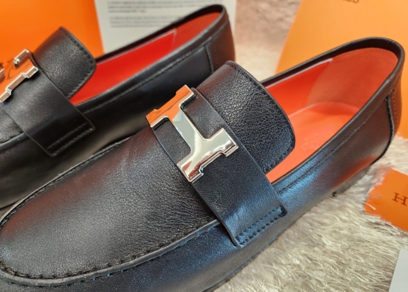 에르메스 소가죽 파리 로퍼