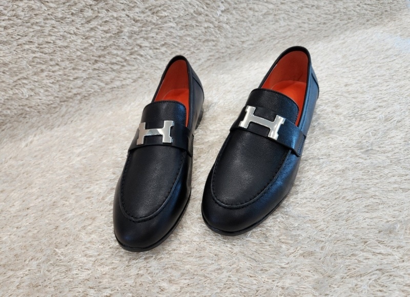 에르메스 소가죽 파리 로퍼