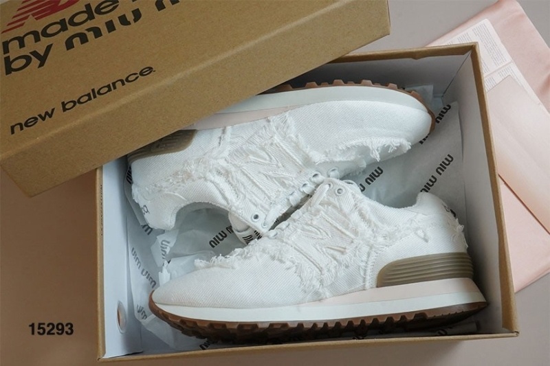 미우미우 x 뉴발란스 뉴 574 데님 스니커즈 - 2 Color