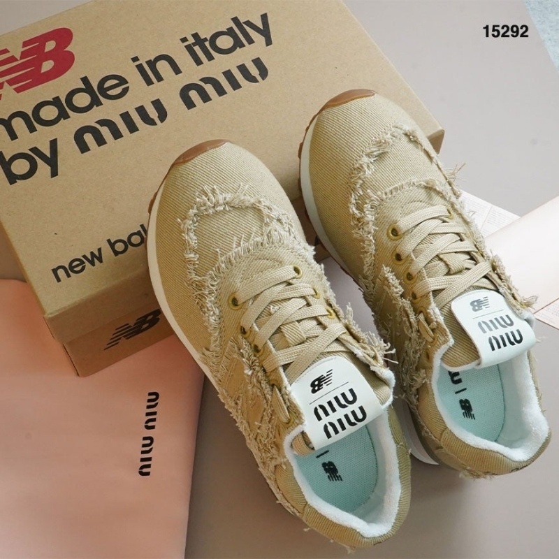 미우미우 x 뉴발란스 뉴 574 데님 스니커즈 - 2 Color