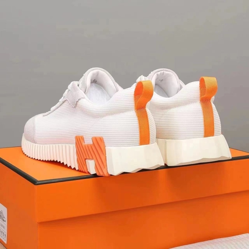 에르메스 바운싱 스니커즈 화이트 & 오렌지