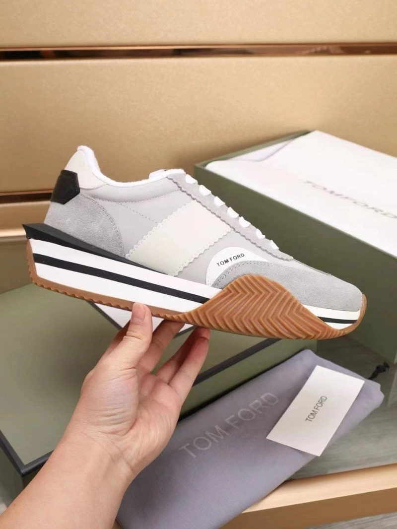 톰포드  제임스 레더 스웨이드 - 그레이