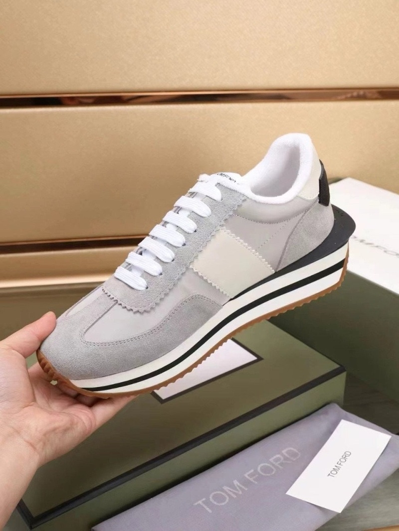 톰포드  제임스 레더 스웨이드 - 그레이