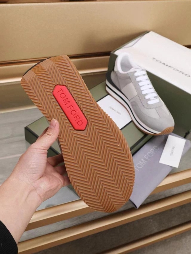 톰포드  제임스 레더 스웨이드 - 그레이