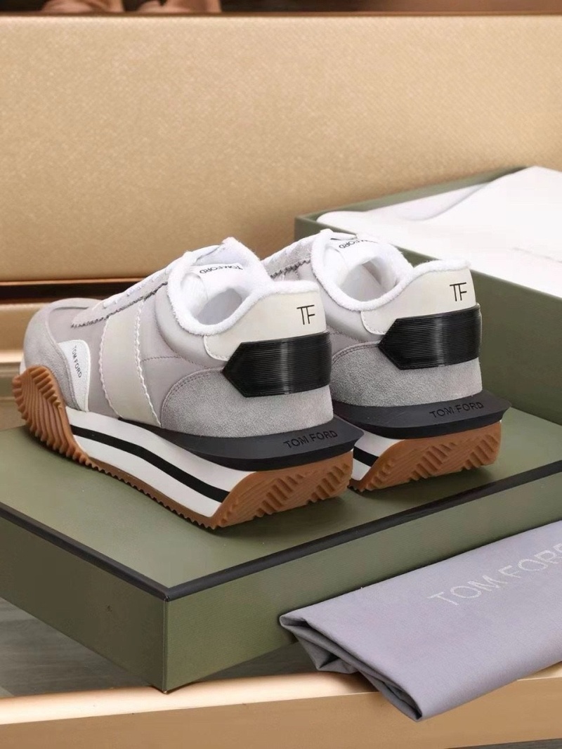 톰포드  제임스 레더 스웨이드 - 그레이