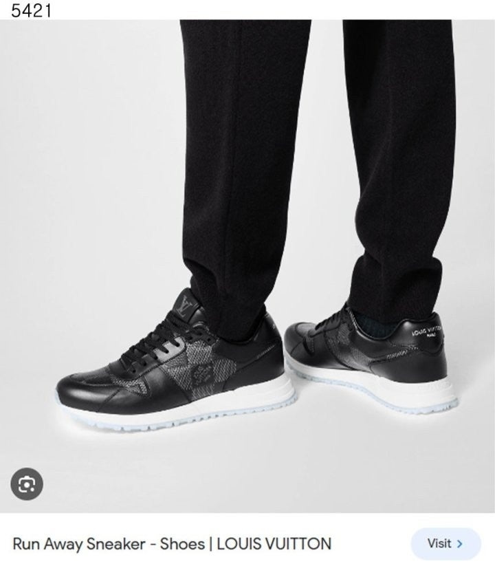 루이비통 런어웨이 스니커즈 맥시 다미에 블랙