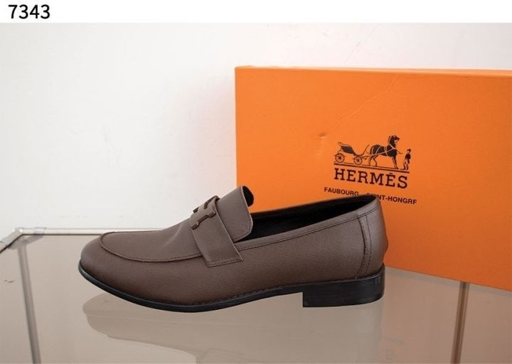 에르메스 H 파리 로퍼 - 브라운