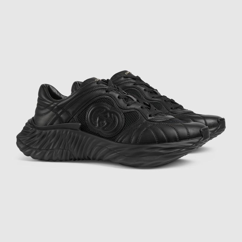 구찌 인터로킹 리플 스니커즈 -블랙- (정품급)