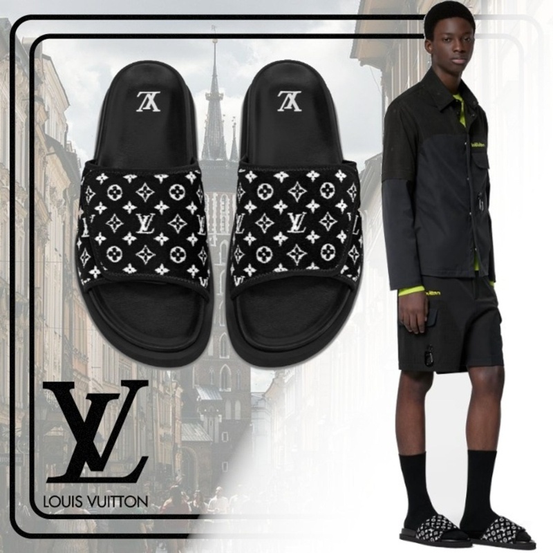 루이비통 남성 마이애미 뮬 슬리퍼