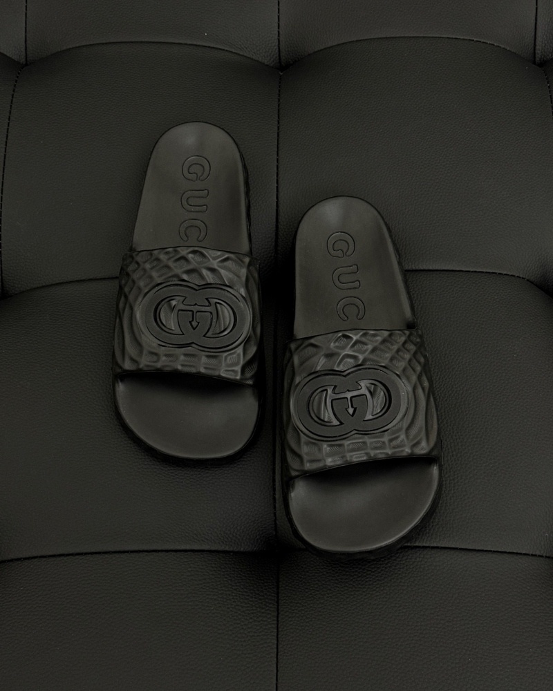 구찌 인터로킹 G 슬라이드 러버 샌들 - 3 Color