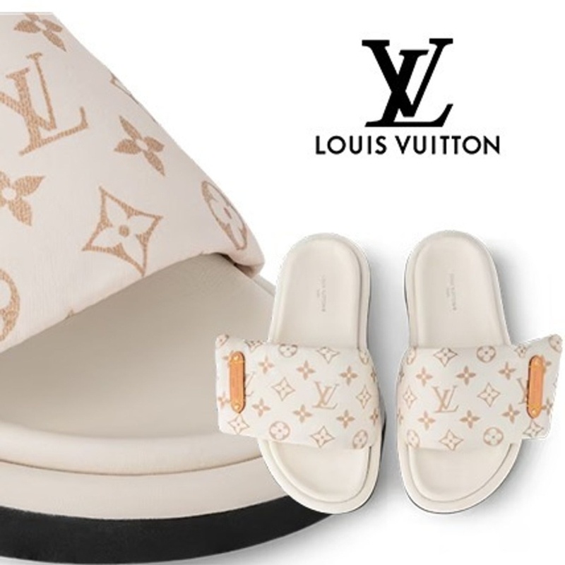 루이비통 풀 필로우 컴포트 뮬 슬라이드 - 2 Color