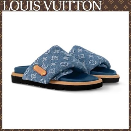 루이비통 풀 필로우 컴포트 뮬 슬라이드 - 2 Color