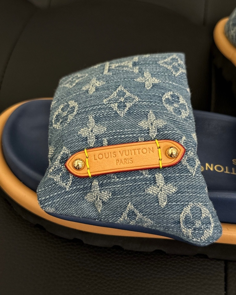 루이비통 풀 필로우 컴포트 뮬 슬라이드 - 2 Color