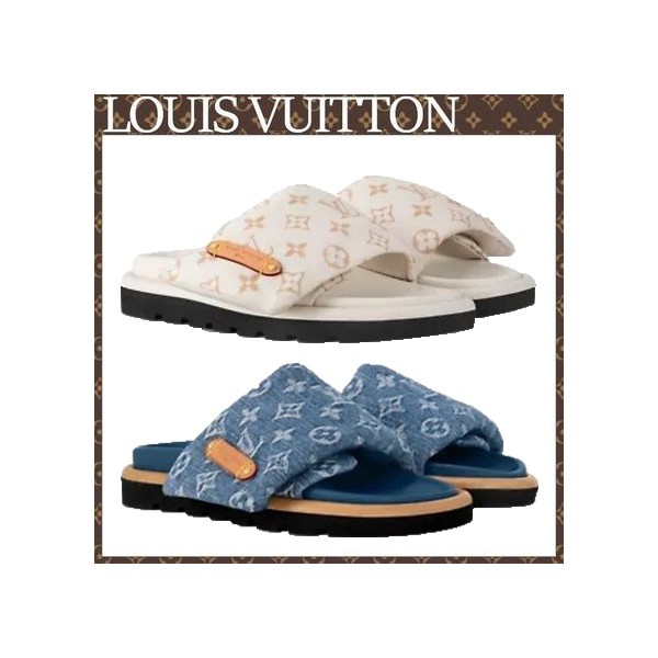 루이비통 풀 필로우 컴포트 뮬 슬라이드 - 2 Color