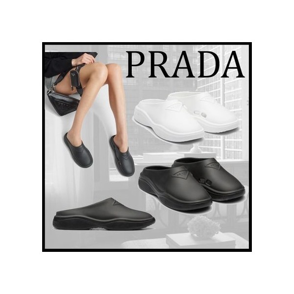 프라다 멜로우 러버 뮬 - 2 Color