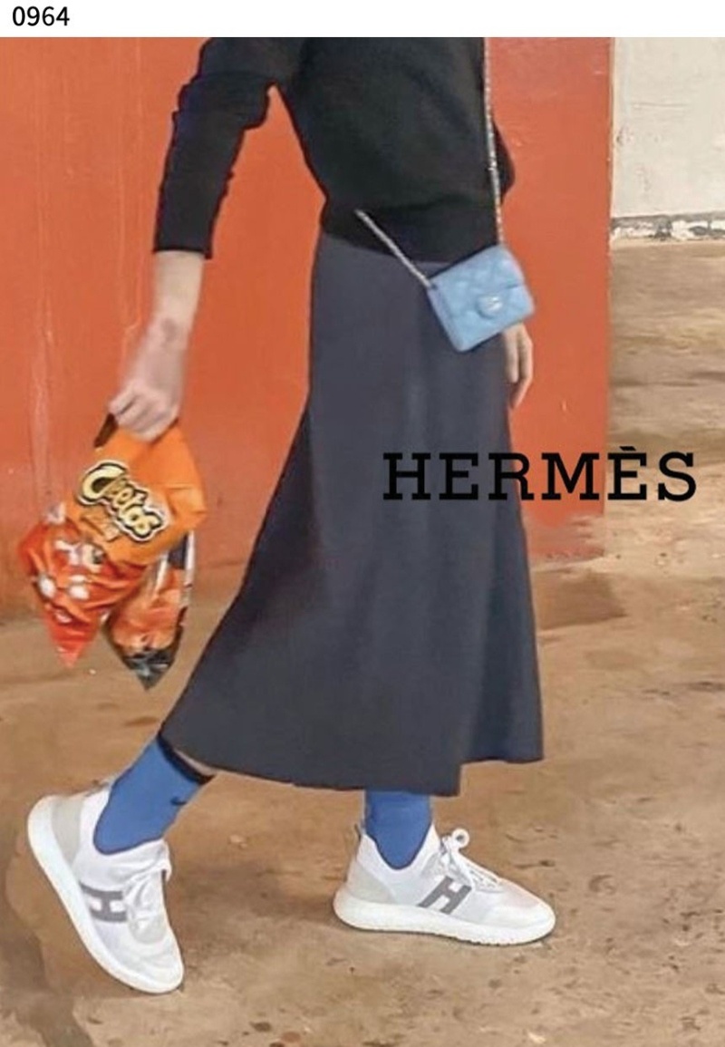 에르메스 CREW 크루 스니커즈