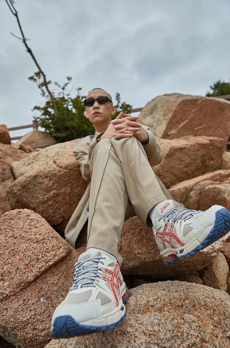 아식스 젤 카하나 8 퍼티 파이어리 레드.