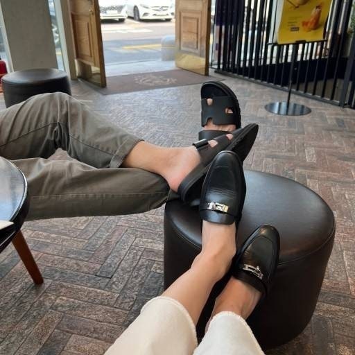 에르메스 24ss 시프레 샌들 블랙