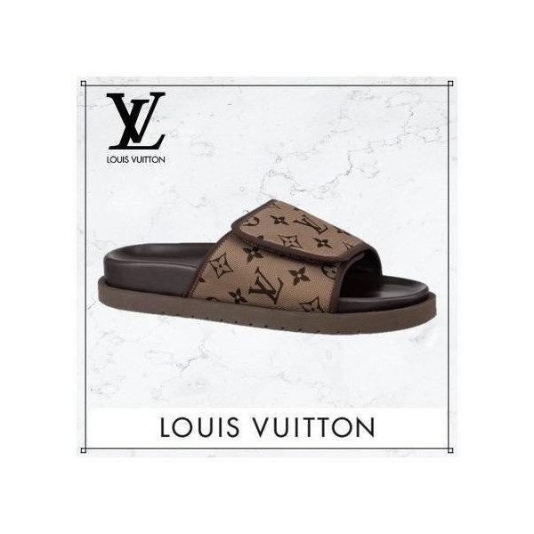 루이비통 모노그램 마이애미 뮬 슬라이드 (고급버전)