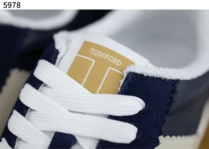 톰포드 로고 제임스 스니커즈 네이비