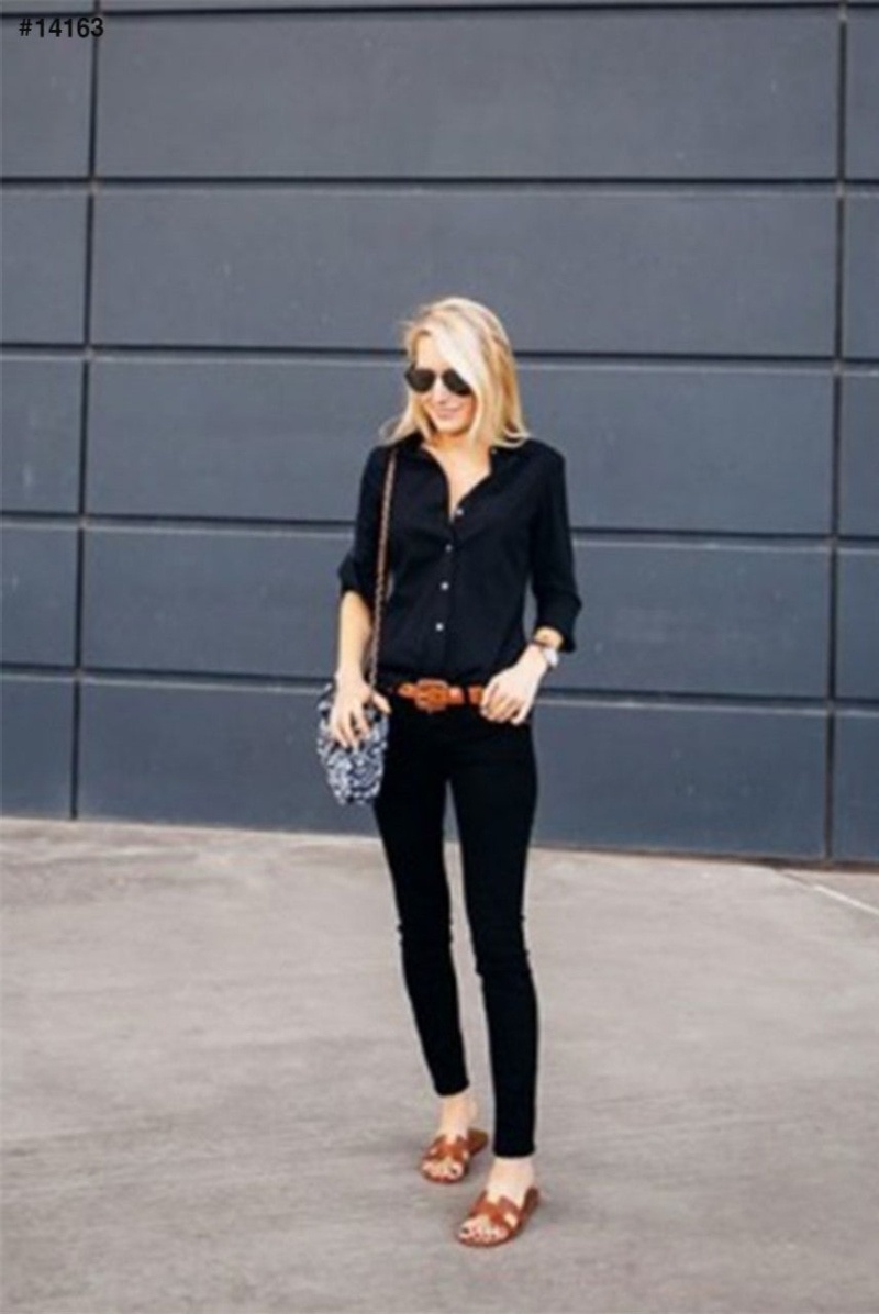 에르메스 오란 베이지 샌들 슬리퍼